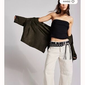 Free People We The Free Good Luck Mid-Rise Barrel Jeans